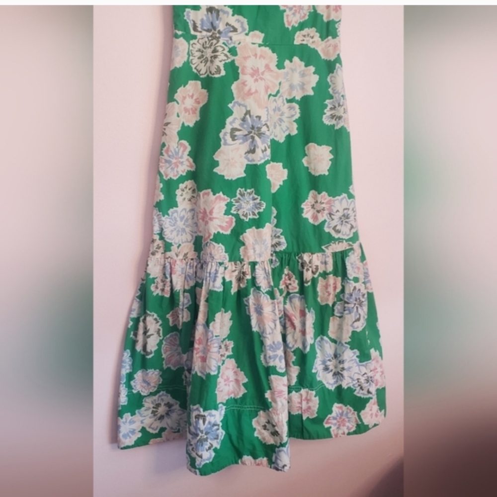 Tanya Taylor Danielle Floral Print Puff Sleeve Dress - Picture 8 of 16